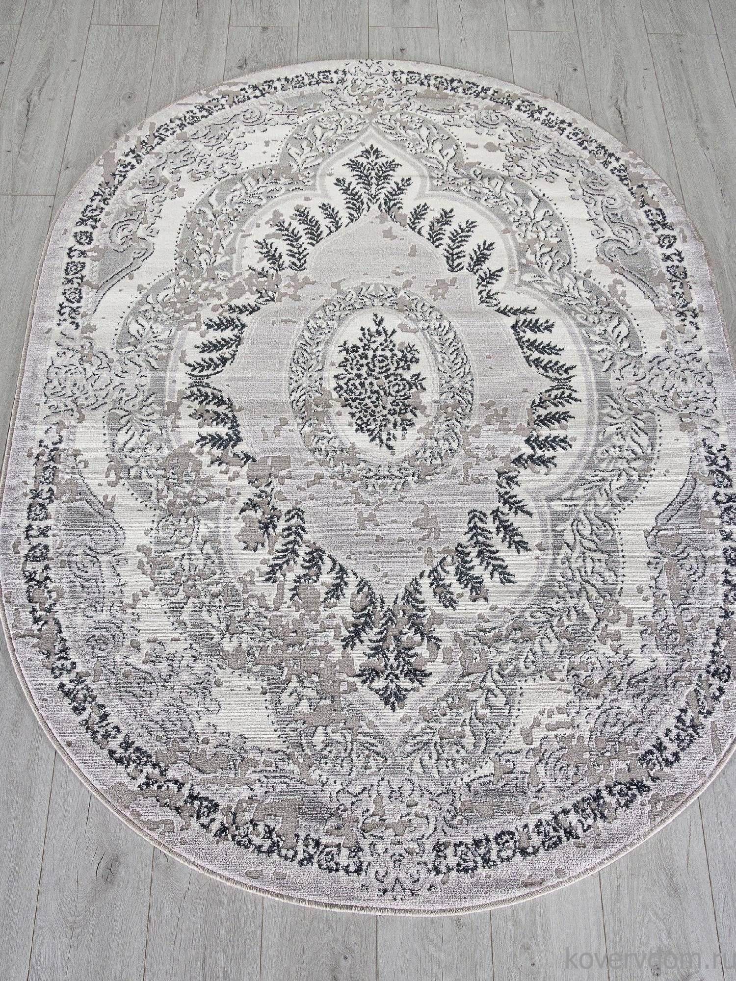 Ковер PALERMO F290 DARK GRAY Овал Ковер PALERMO F290 DARK GRAY Овал