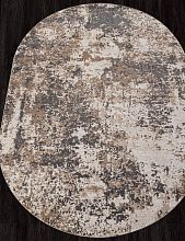 Ковер SIESTA M028A CREAM / GRAY Овал