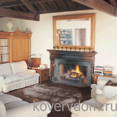 Овчина высокоплотная (накидка/ковер) ЧЕТВЕРНАЯ сумерки