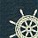 Ковер Морской NAUTICAL WHEEL темно-синий