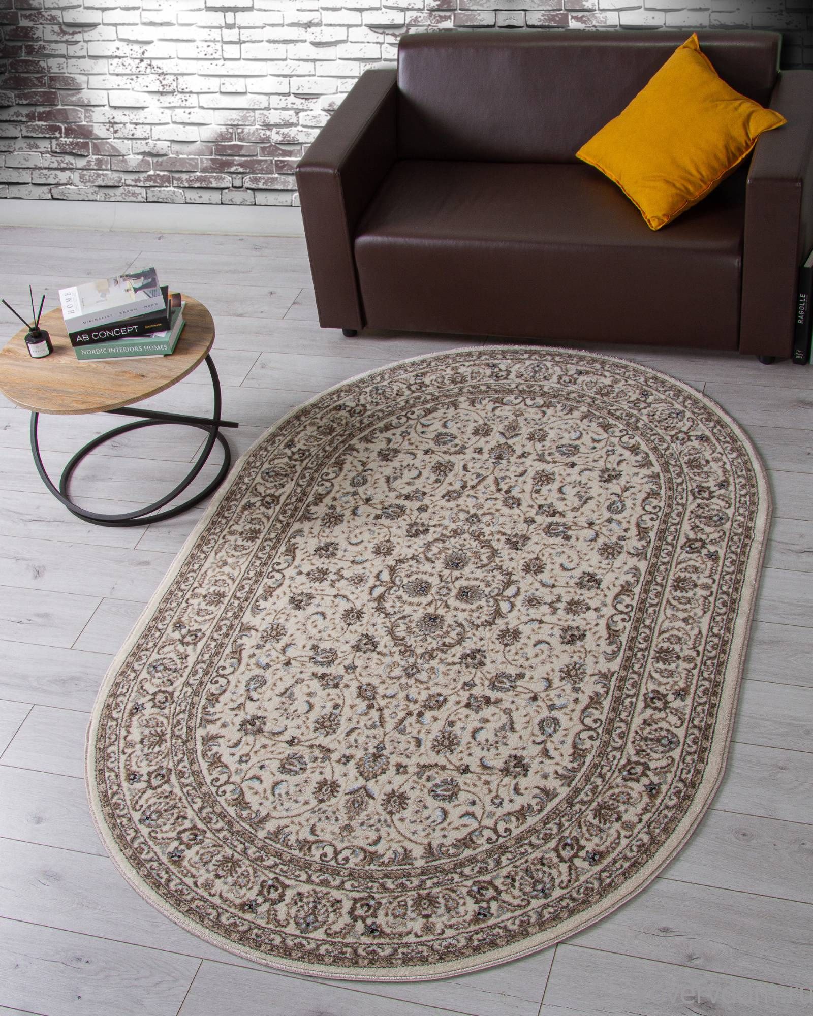 Ковер VALENCIA DELUXE F014 CREAM Овал