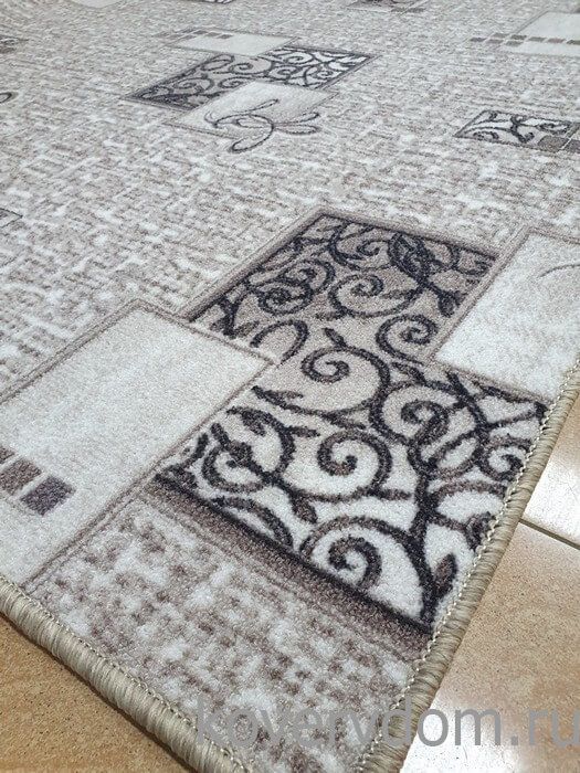 Ковер-палас АБСТРАКЦИЯ 1548-103 Серо-бежевый