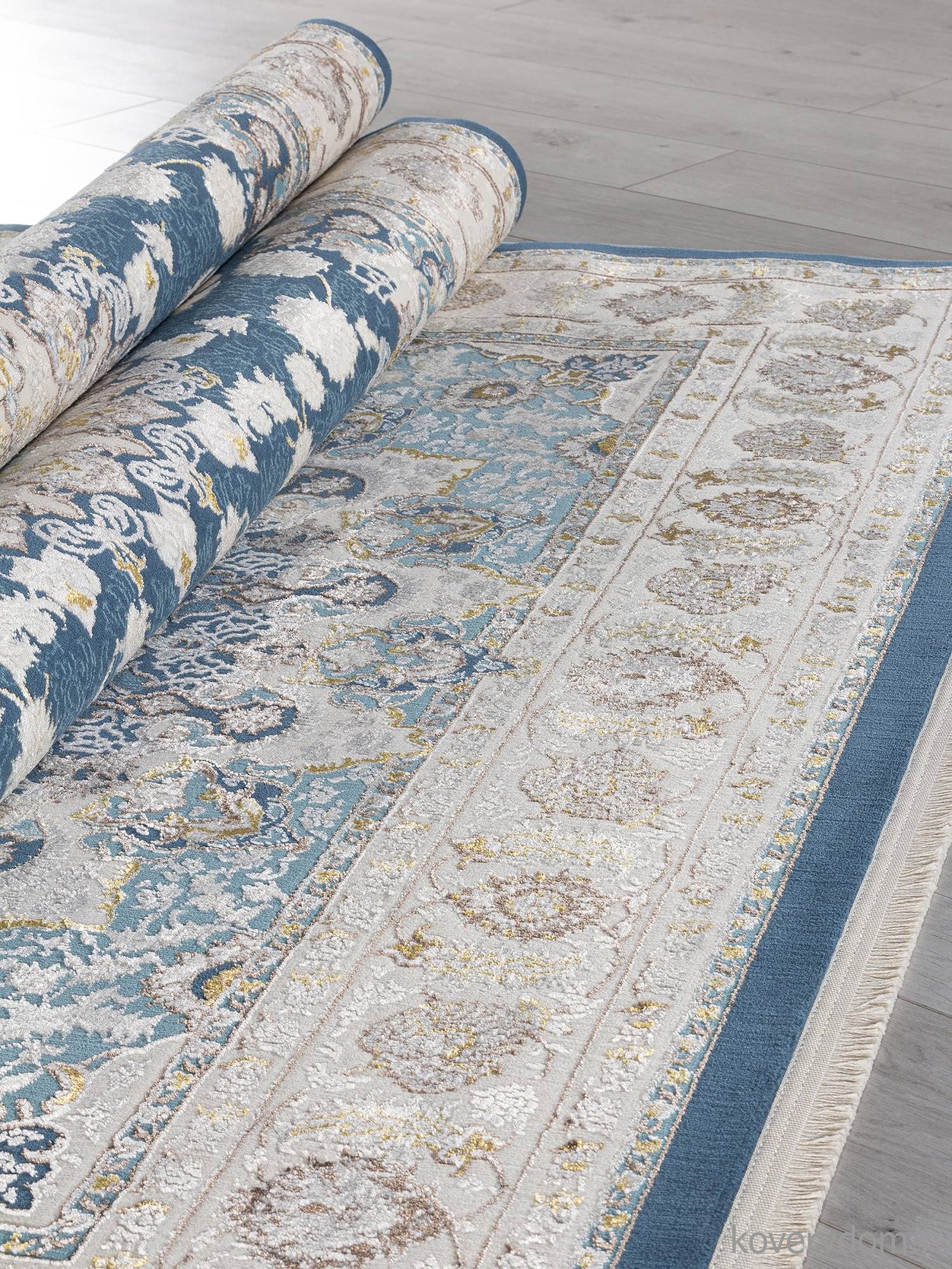 Ковер DELINA A050B D.BLUE / CREAM Ковер DELINA A050B D.BLUE / CREAM