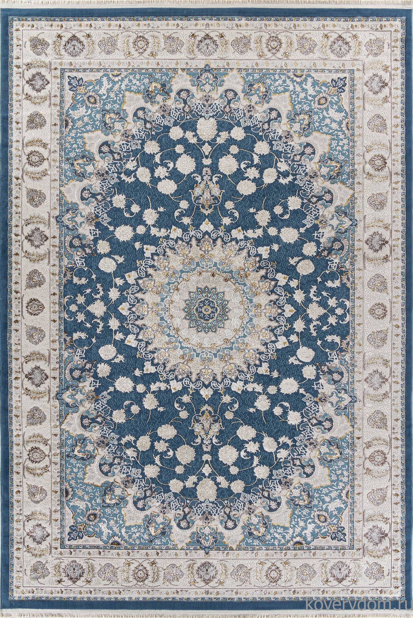 Ковер DELINA A050B D.BLUE / CREAM Ковер DELINA A050B D.BLUE / CREAM