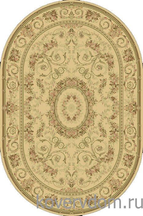 Ковер шерстяной Floare L AMOURE 472-60526 ОВАЛ