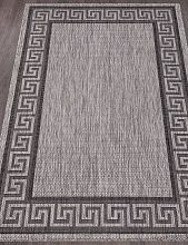 Ковер циновка VEGAS S002 GRAY-BLACK