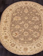 Ковер из Турции из шерсти NAIN 102-01-VB TOBACCO-CREAM Овал