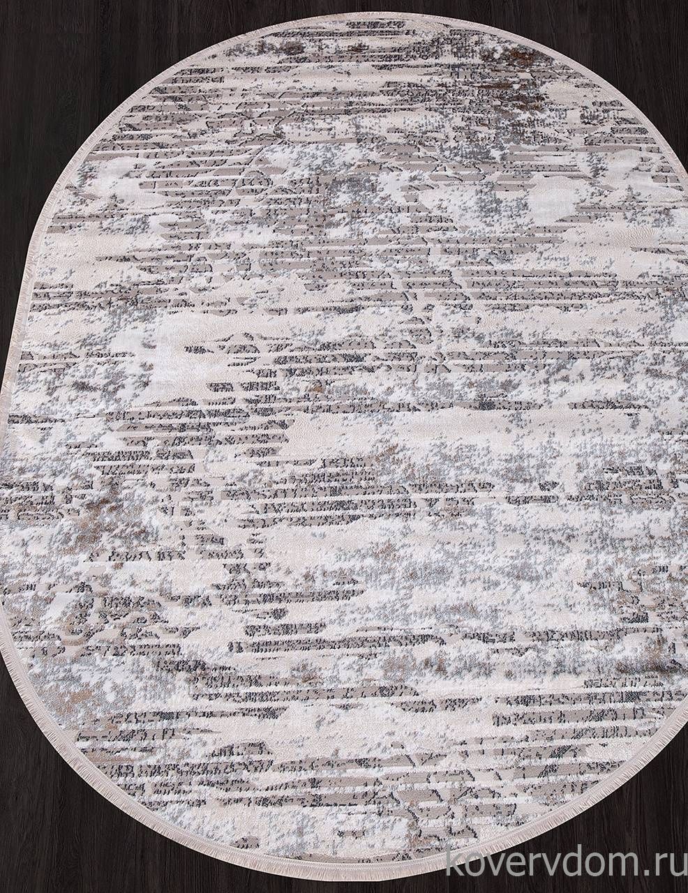 Ковер RODOS 7471A L.BLUE / CREAM Овал Ковер RODOS 7471A L.BLUE / CREAM Овал