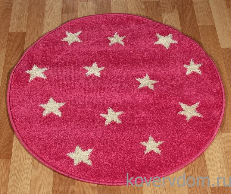 Ковер детский FUNKY TOP STARF pink ROUND Ковер детский FUNKY TOP STARF pink ROUND