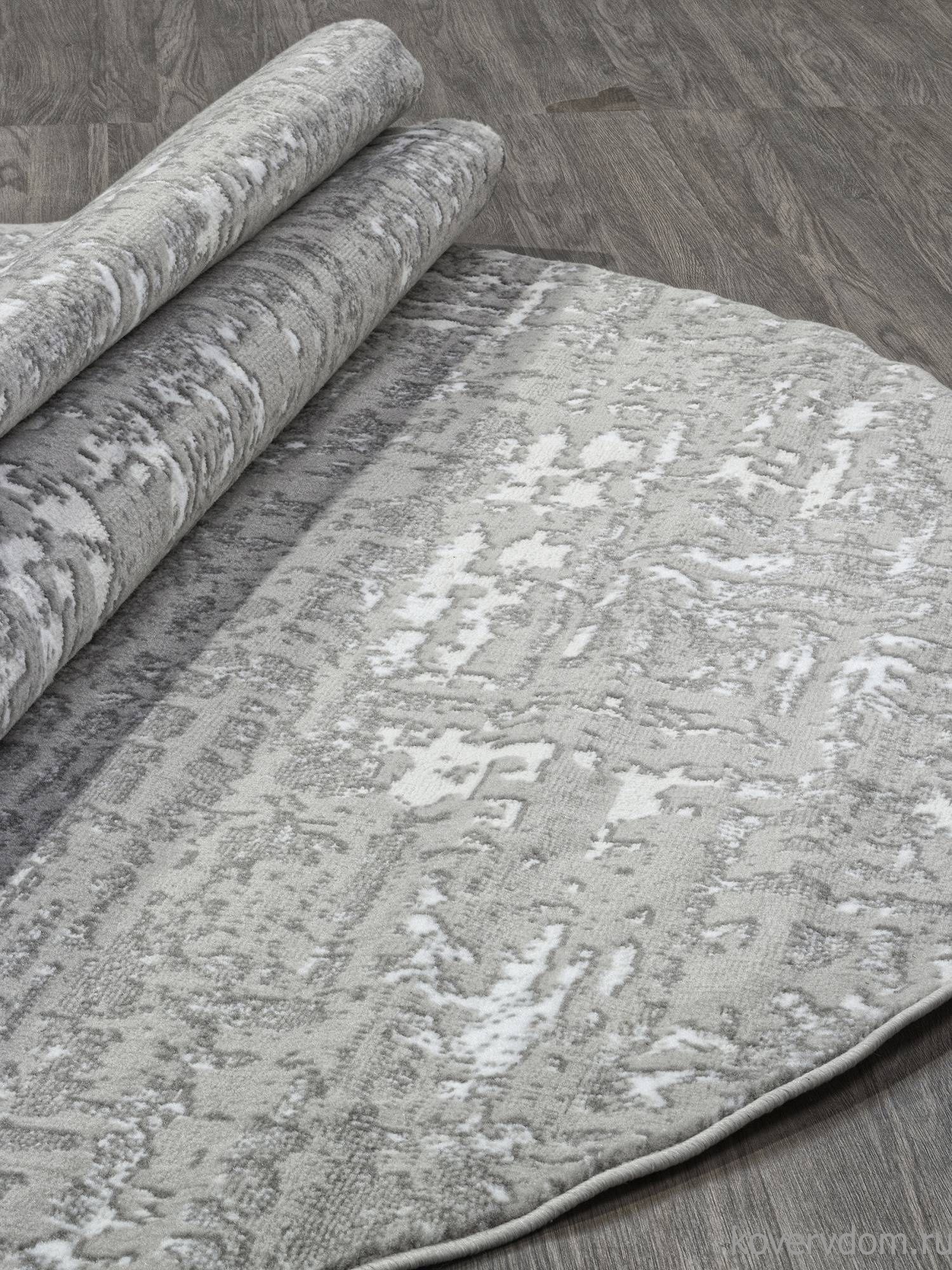 Ковер RICHI 8667 GRAY-CREAM Овал Ковер RICHI 8667 GRAY-CREAM Овал