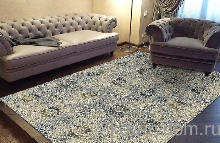 Ковер из вискозы и хлопка Royal Palace R 14784 6131 Ковер из вискозы и хлопка Royal Palace R 14784 6131
