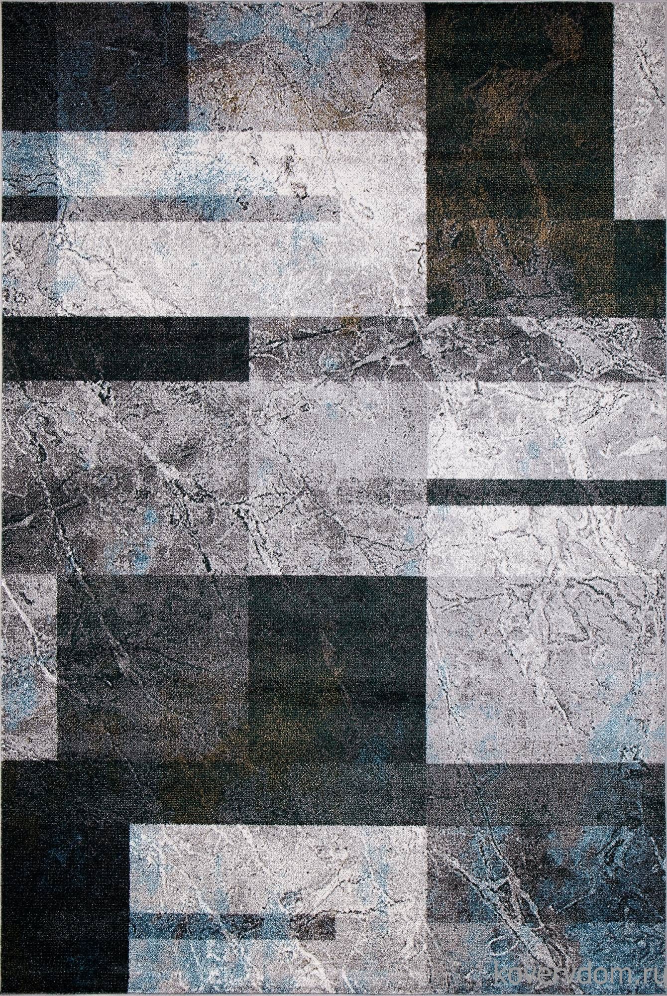 Ковер LONDON D828 GRAY-BLUE Ковер LONDON D828 GRAY-BLUE