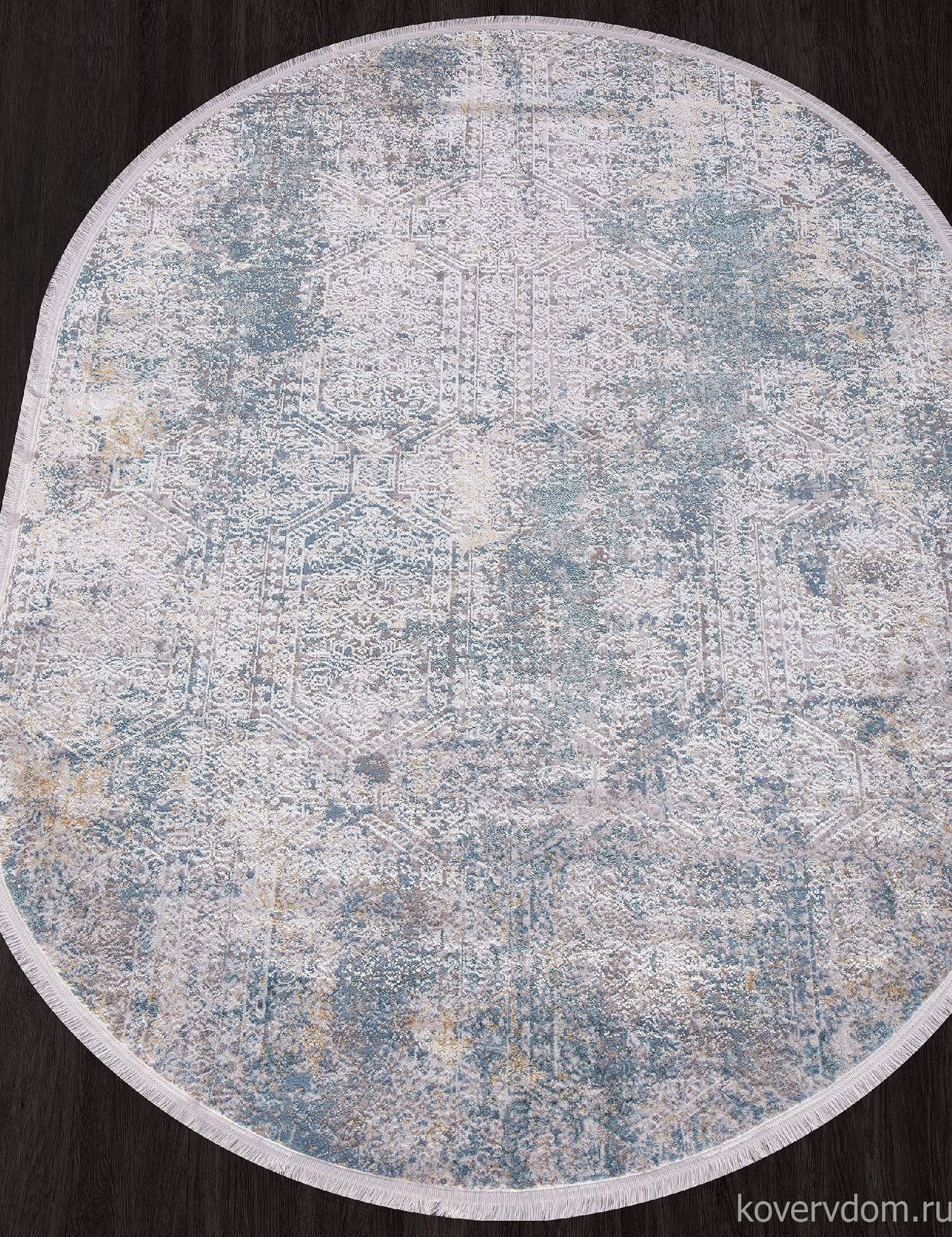 Ковер AJMAL LP 257 CREAM / TURQUOISE Овал