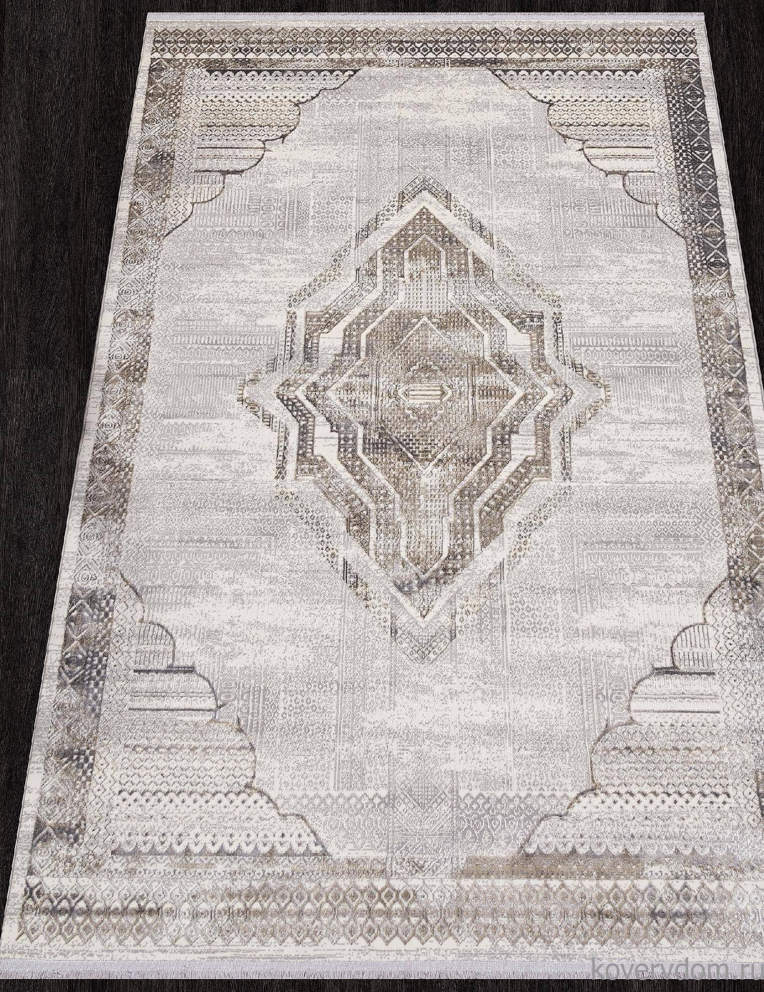 Ковер ASADU 07541A CREAM HB / GREY FDY Ковер ASADU 07541A CREAM HB / GREY FDY