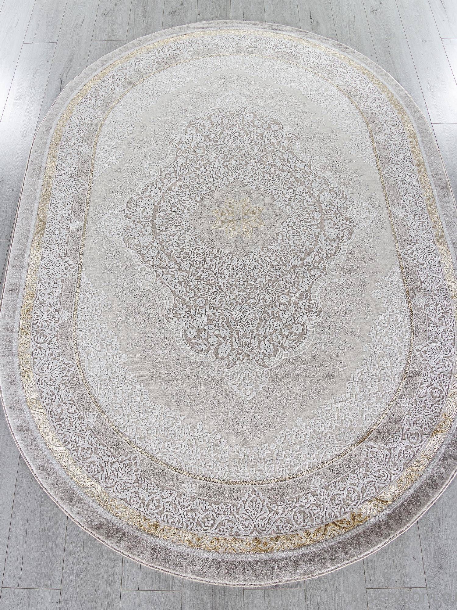 Ковер NENSI GL037E BROWN / BROWN Овал