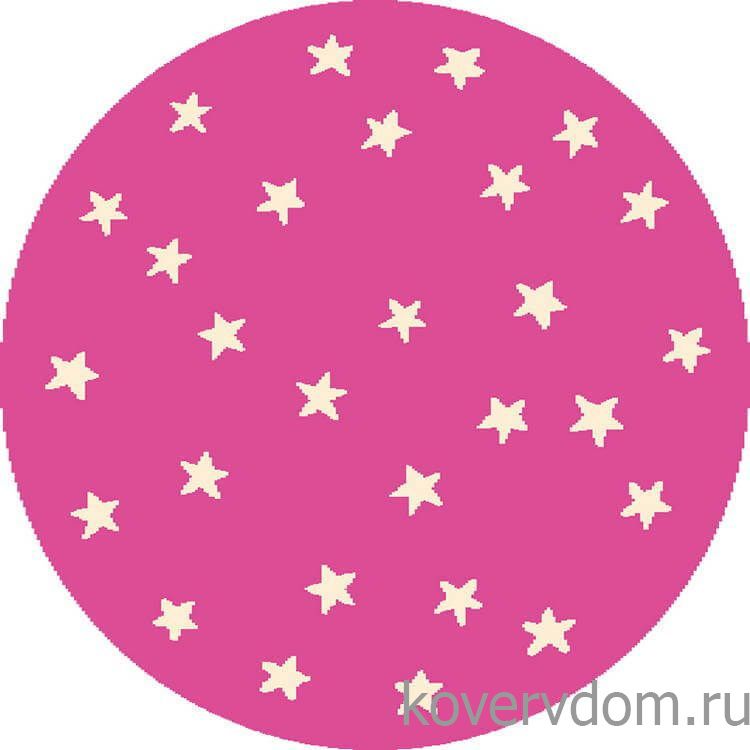 Ковер детский FUNKY TOP STARF pink ROUND Ковер детский FUNKY TOP STARF pink ROUND