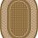Циновка NOVARO 903-10 ОВАЛ