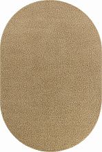 Ковер Шегги бежевый LANA T600 BEIGE 5 Овал