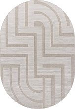 Овальный ковер из России DIOS-A F439 CREAM Овал