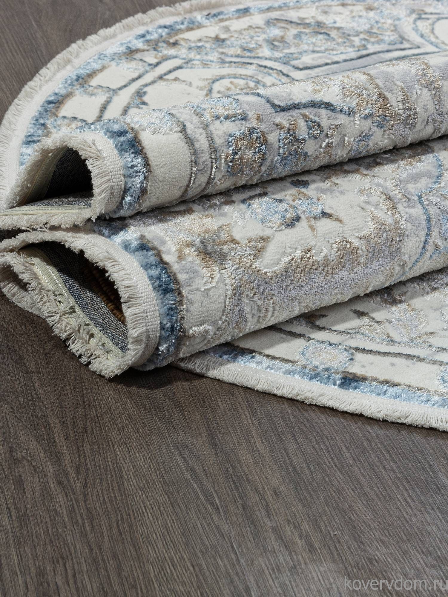 Ковер SAHARA 00765A D.BLUE FDY / CREAM HB Овал Ковер SAHARA 00765A D.BLUE FDY / CREAM HB Овал