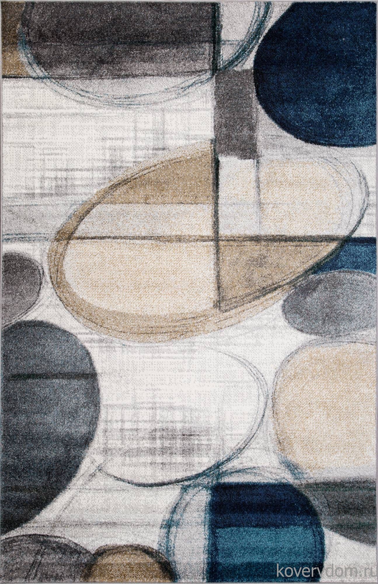 Ковер LONDON D817 GRAY-BLUE Ковер LONDON D817 GRAY-BLUE