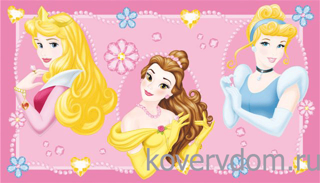 Ковер детский Disney Princess 15234