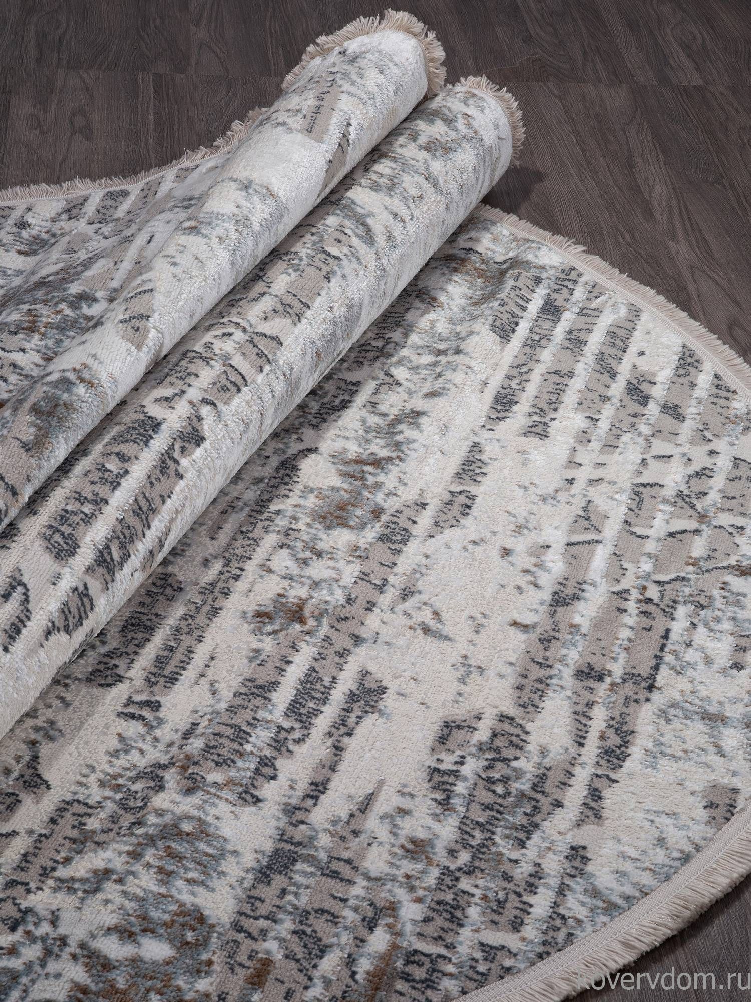 Ковер RODOS 7471A L.BLUE / CREAM Овал Ковер RODOS 7471A L.BLUE / CREAM Овал