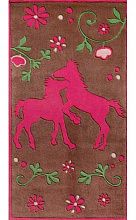 Ковер Boing Carpet детский ручной работы Ki You Лошадки PF-102-01