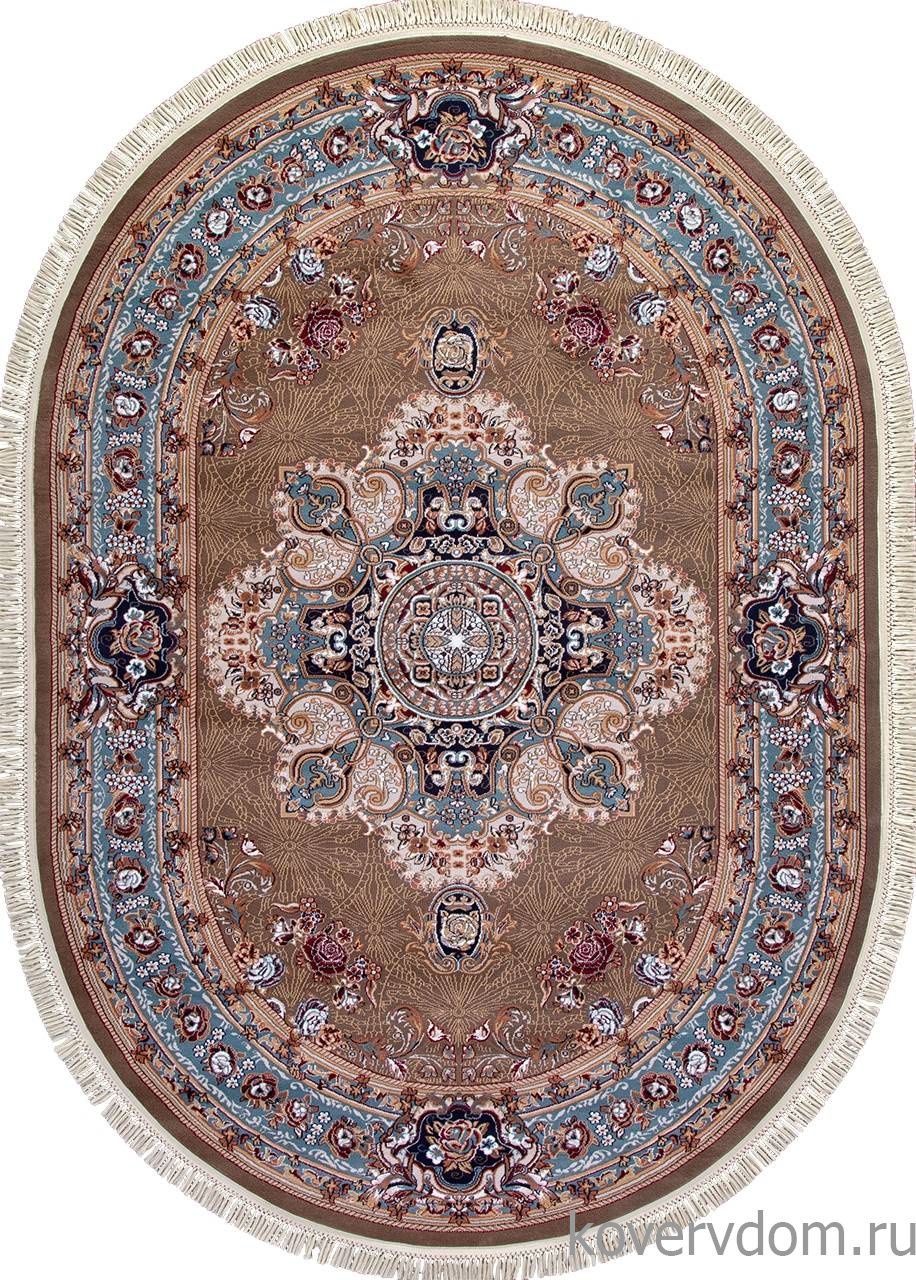 Ковер SHAHREZA D727 BROWN Овал