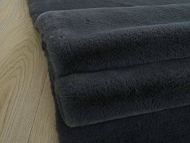 Ковер Шегги черный RABBIT PREMIUM MS1000 ANTRACITE