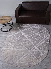 Прямоугольный ковер LIMAN F478 GRAY-BEIGE Овал