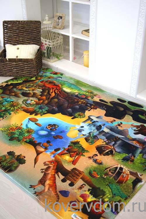 Детский развивающий 3D ковер Парк Юрского периода 86030 Детский развивающий 3D ковер Парк Юрского периода 86030