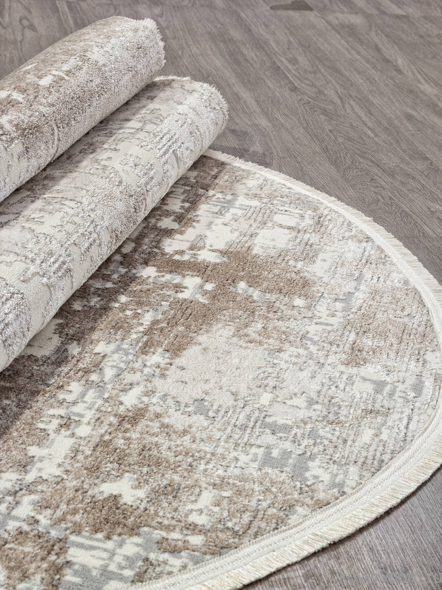 Ковер MARMARIS 26941A GRY / D.BEIGE Овал