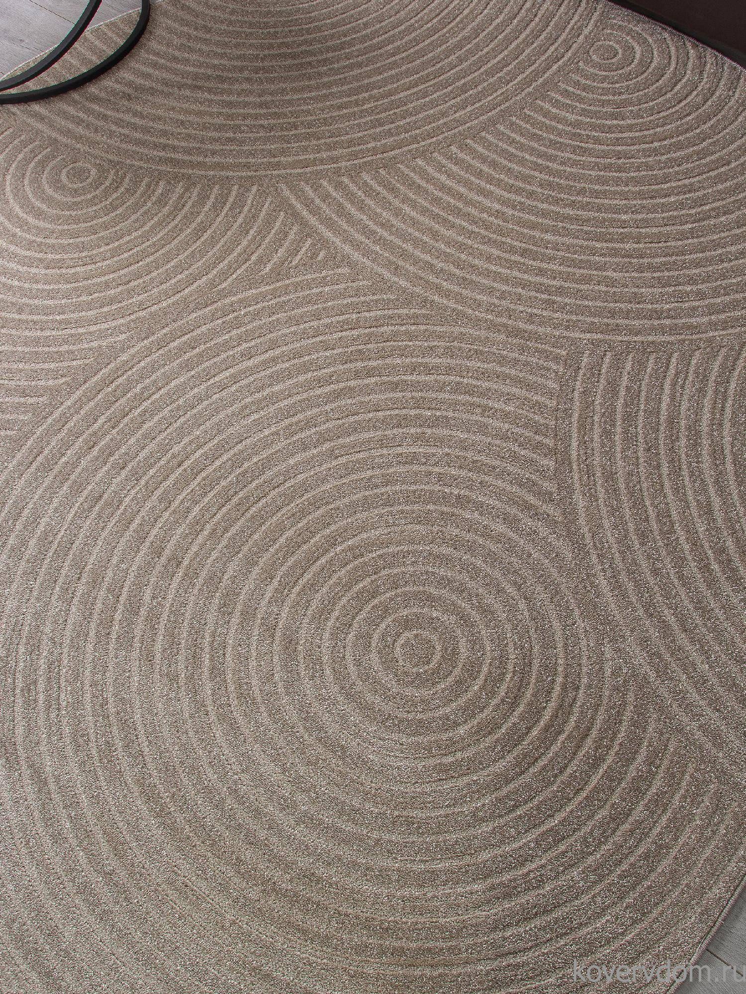 Ковер DIOS F410 LIGHT BEIGE Овал