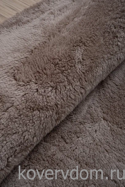 Ковер из искусственного меха Chic 1000A BROWN_3000 круг